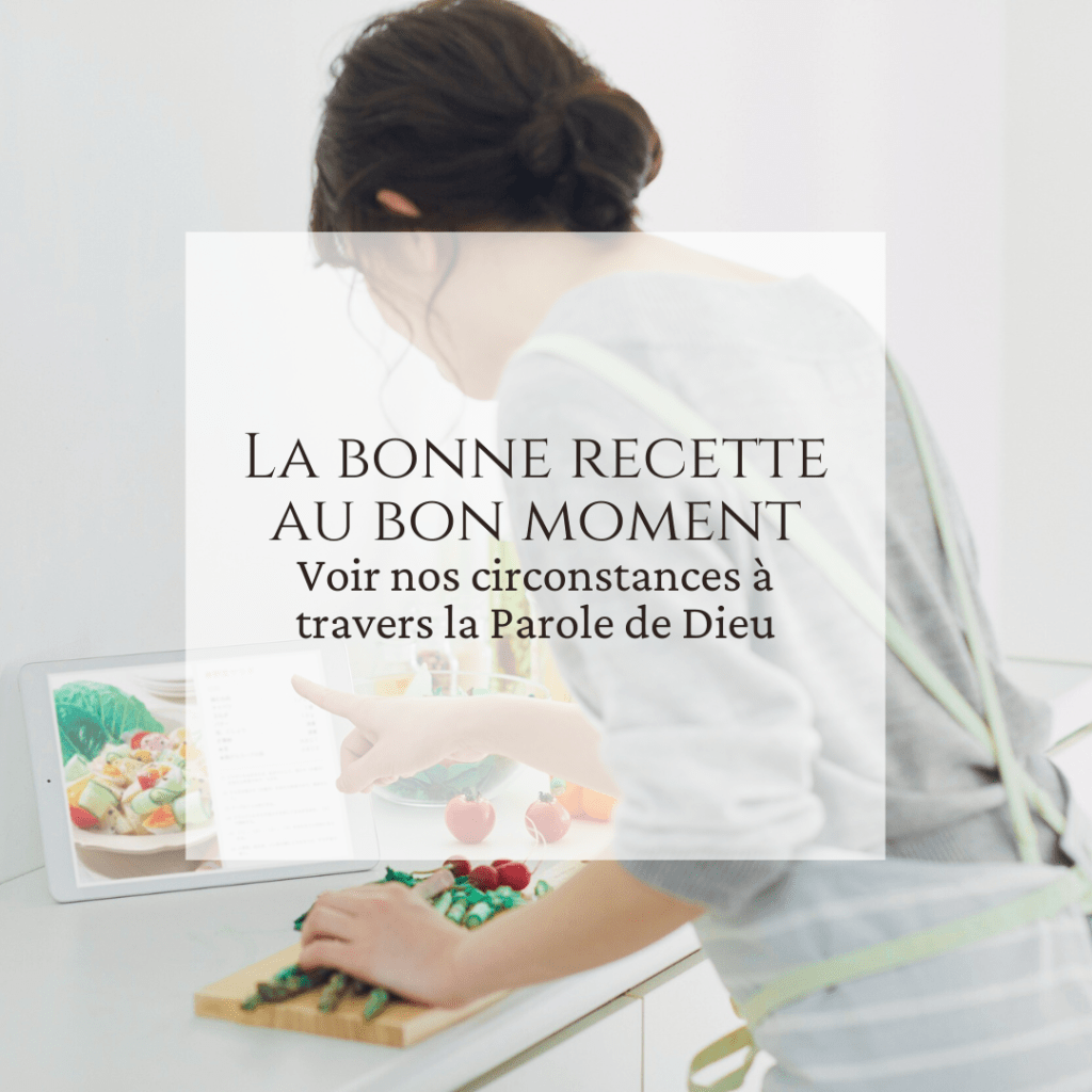 La bonne recette au bon&nbsp;moment